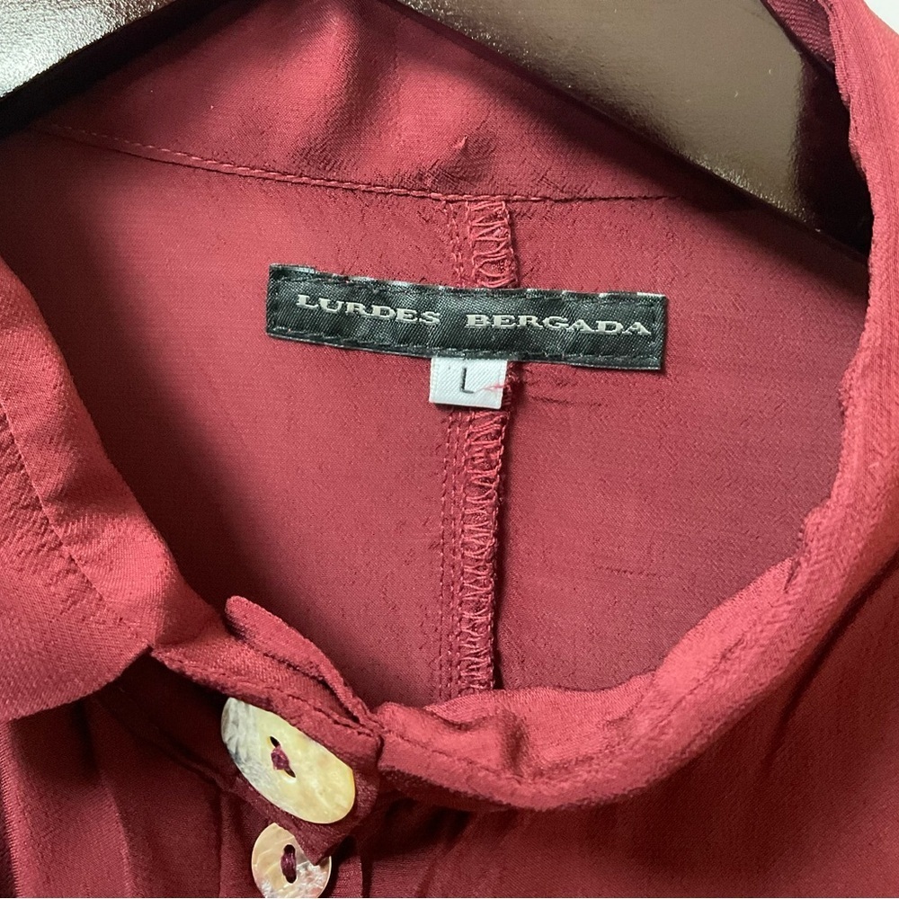 Lurdes Bergada Button Down Tunic Bouse - Picture 3 of 4